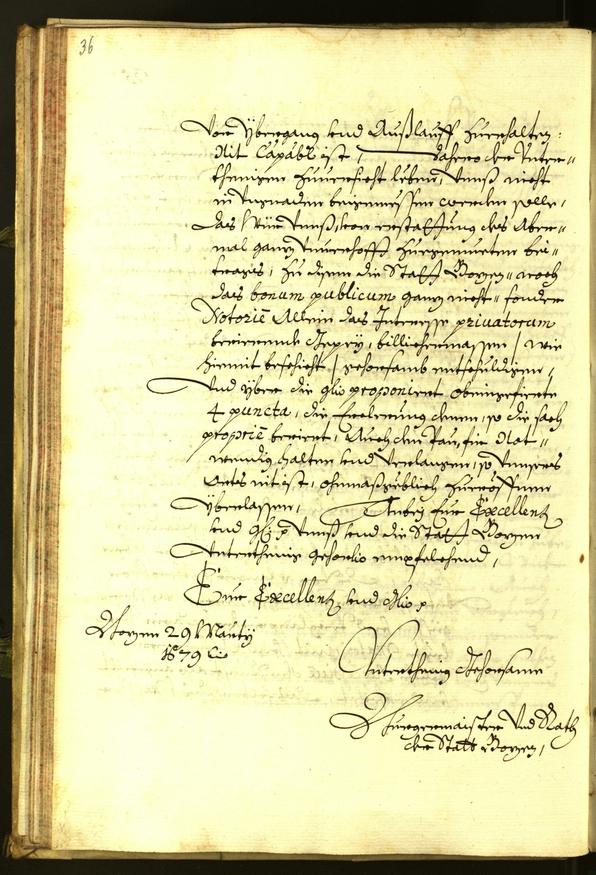 Stadtarchiv Bozen - BOhisto Ratsprotokoll 1679 