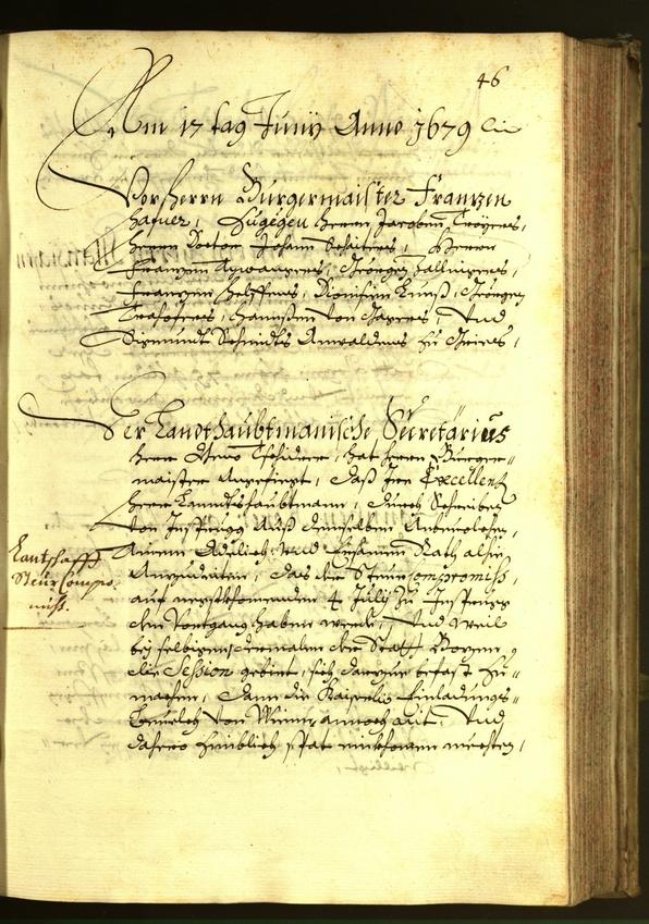 Civic Archives of Bozen-Bolzano - BOhisto Minutes of the council 1679 