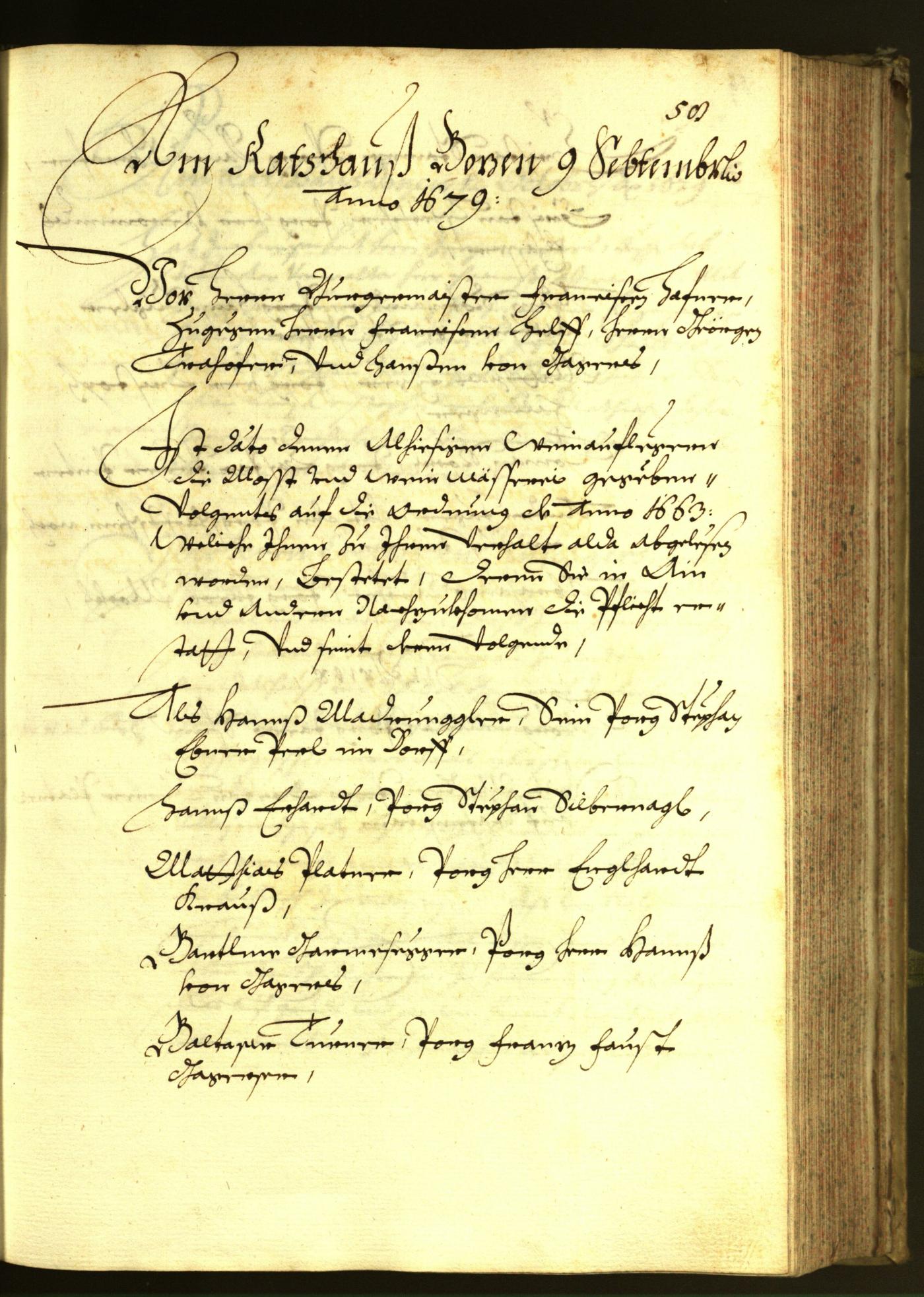 Civic Archives of Bozen-Bolzano - BOhisto Minutes of the council 1679 