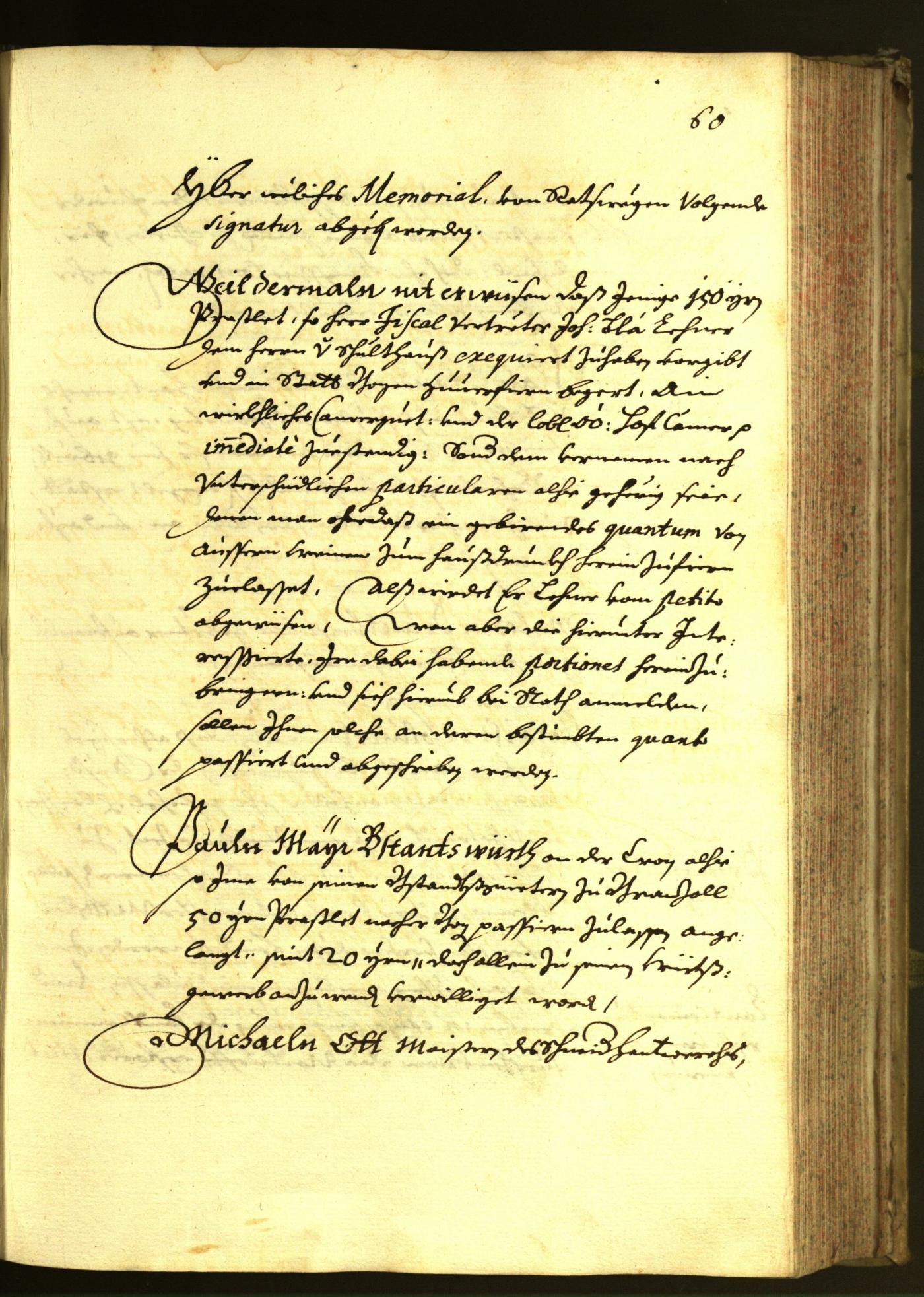 Stadtarchiv Bozen - BOhisto Ratsprotokoll 1679 