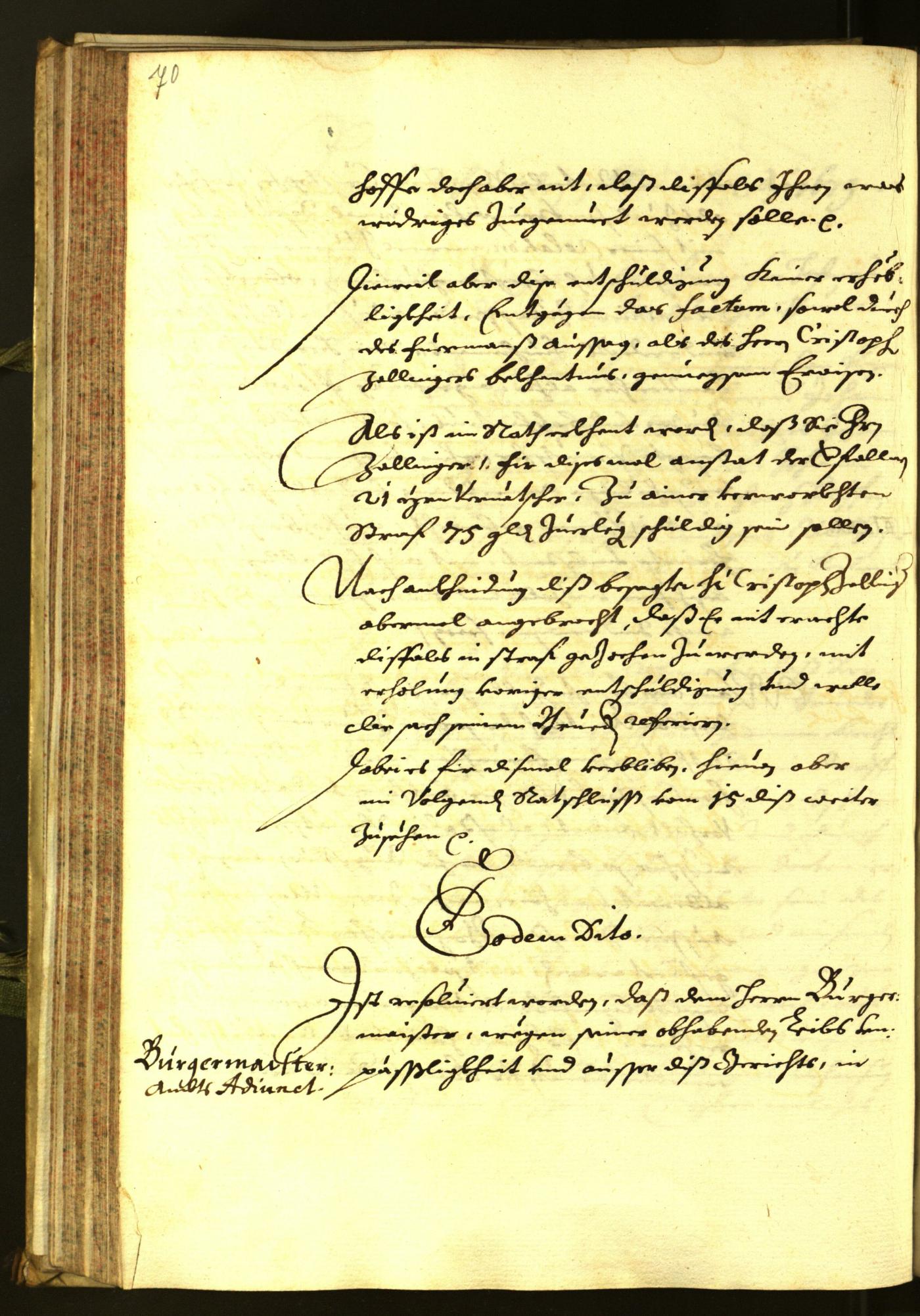 Civic Archives of Bozen-Bolzano - BOhisto Minutes of the council 1679 