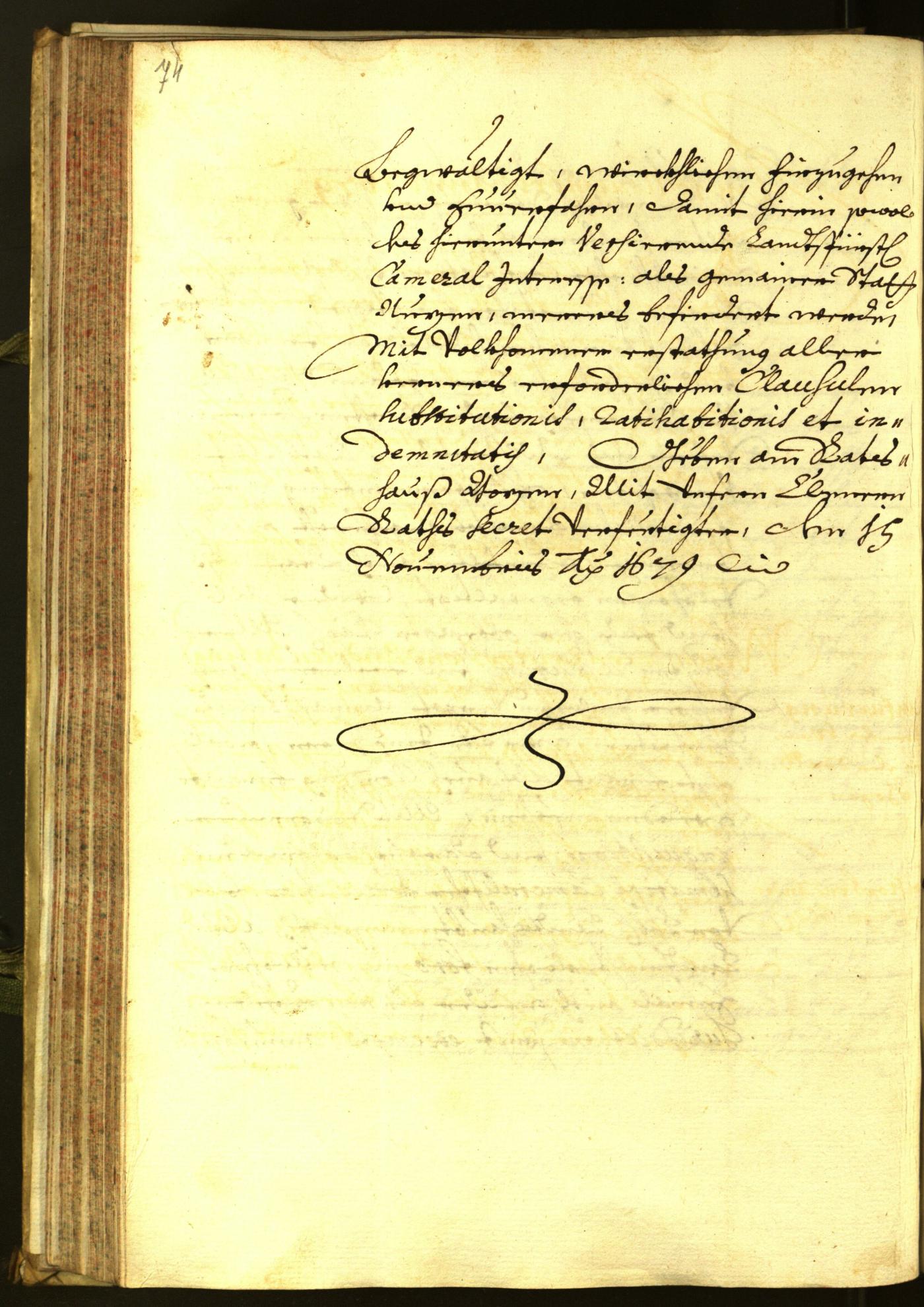 Stadtarchiv Bozen - BOhisto Ratsprotokoll 1679 