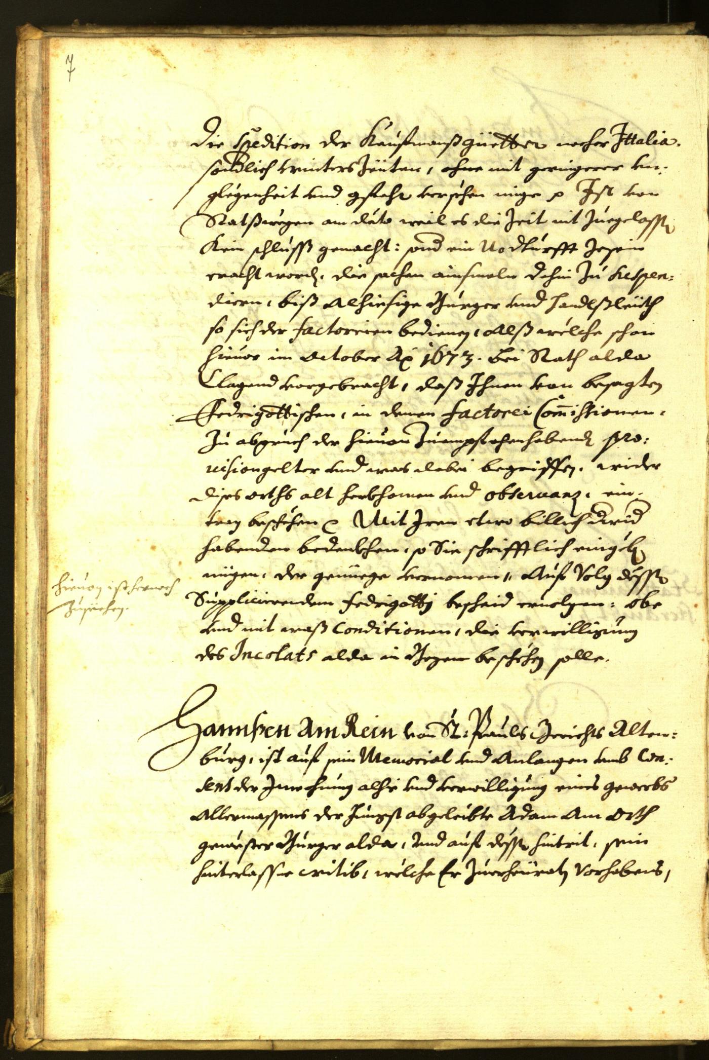 Stadtarchiv Bozen - BOhisto Ratsprotokoll 1679 