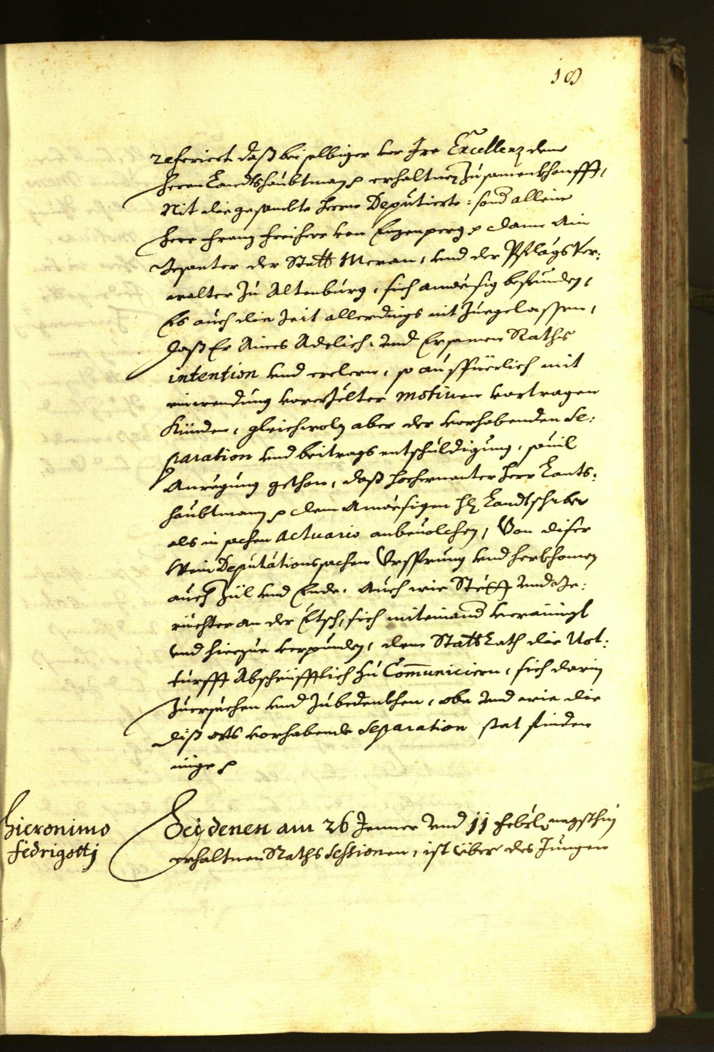 Stadtarchiv Bozen - BOhisto Ratsprotokoll 1679 