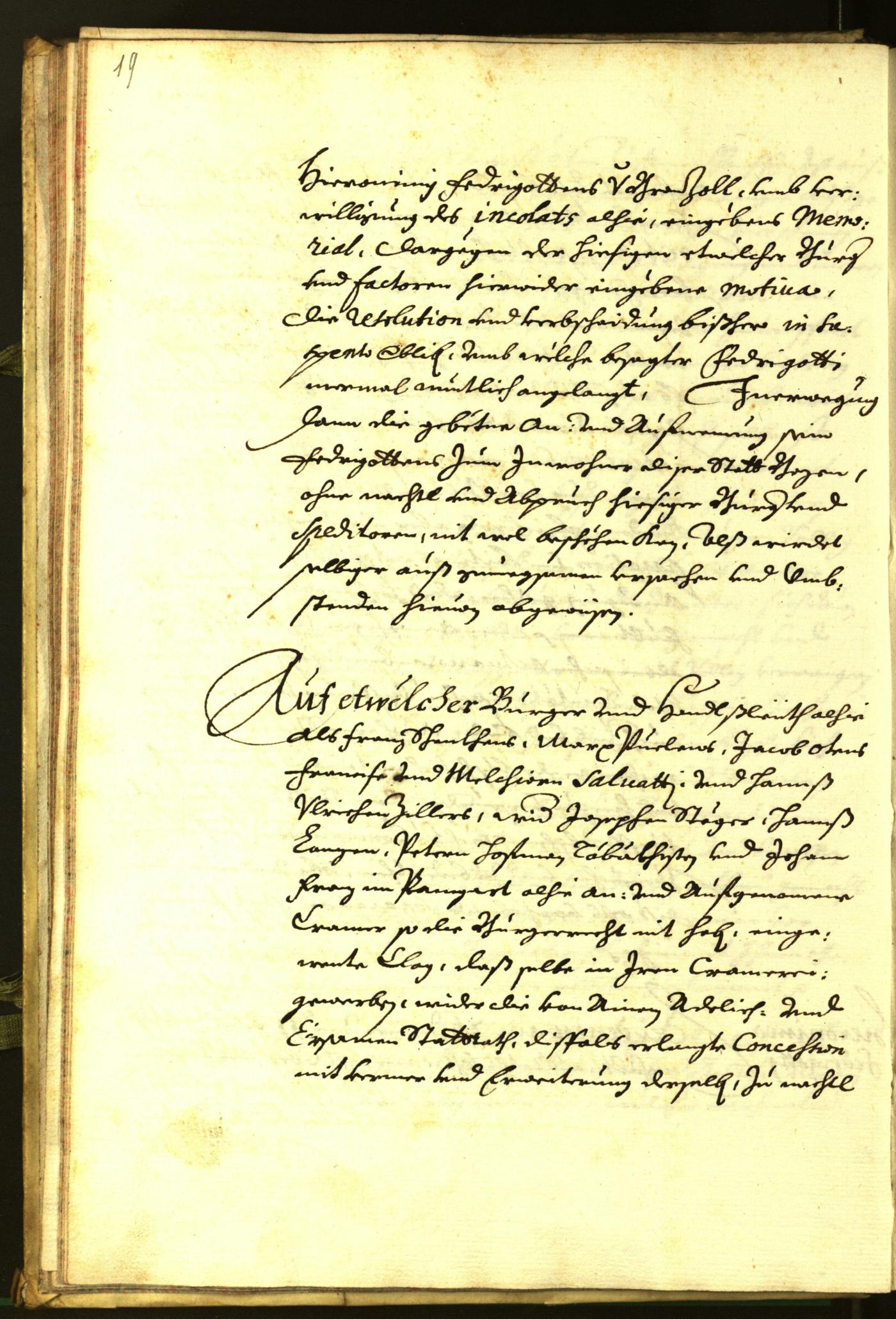 Stadtarchiv Bozen - BOhisto Ratsprotokoll 1679 