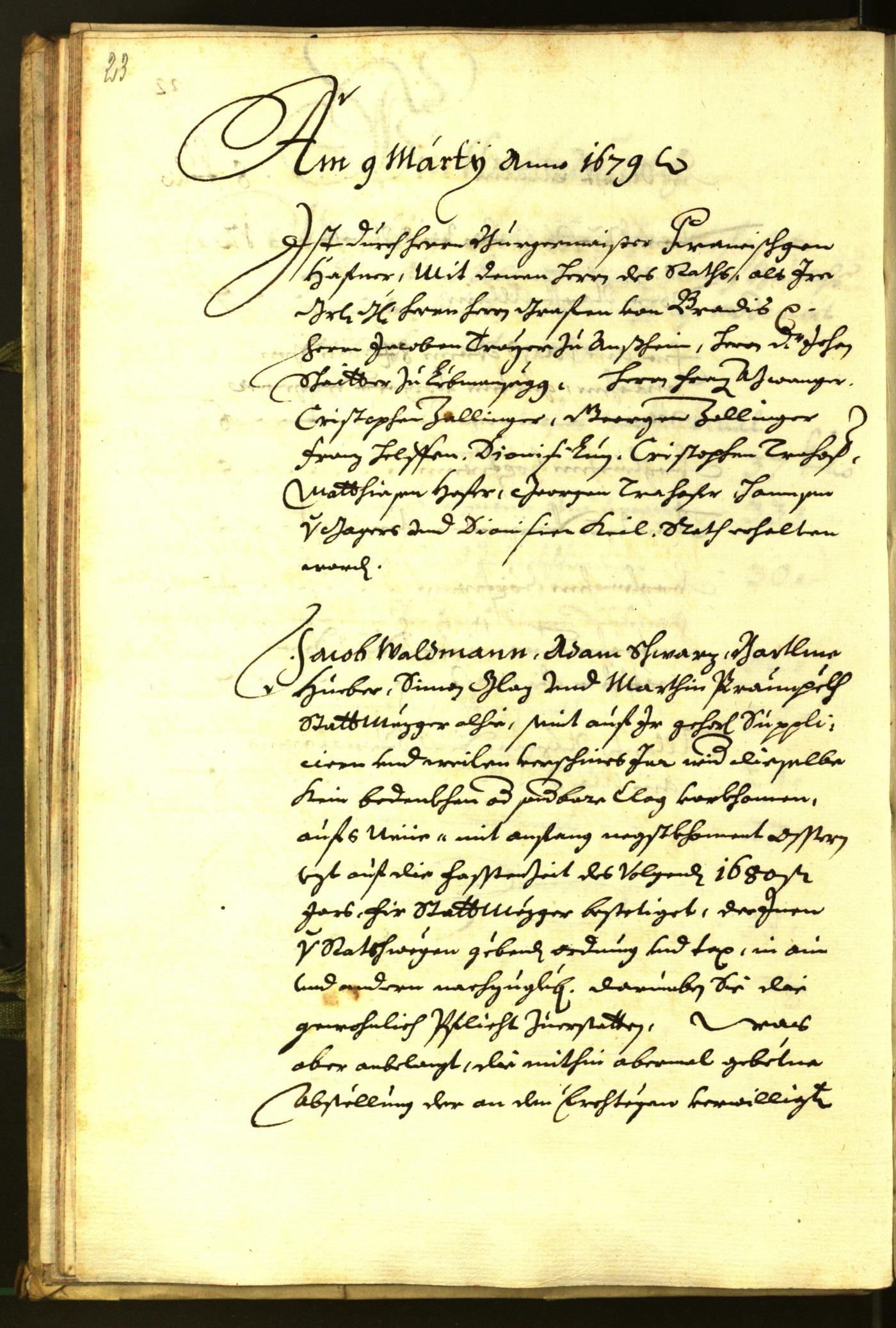 Civic Archives of Bozen-Bolzano - BOhisto Minutes of the council 1679 