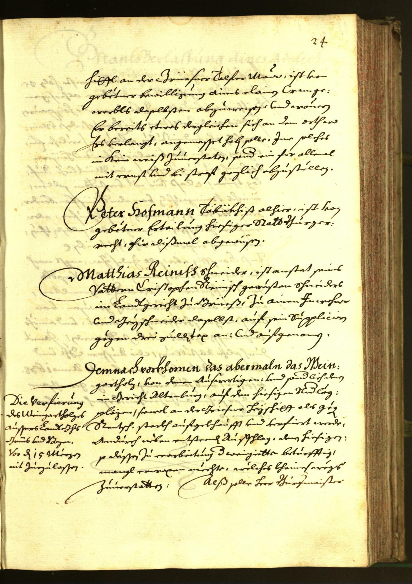 Stadtarchiv Bozen - BOhisto Ratsprotokoll 1679 