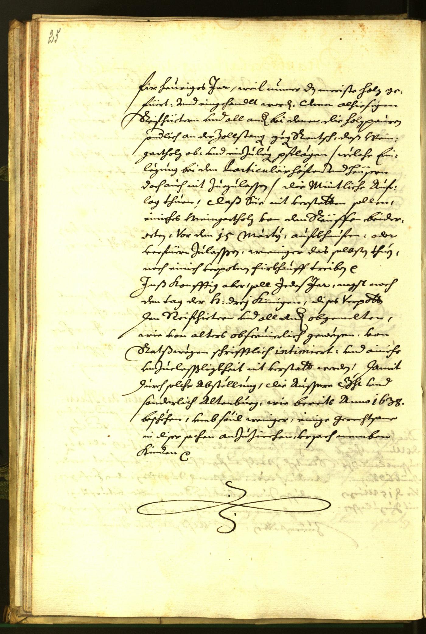 Stadtarchiv Bozen - BOhisto Ratsprotokoll 1679 