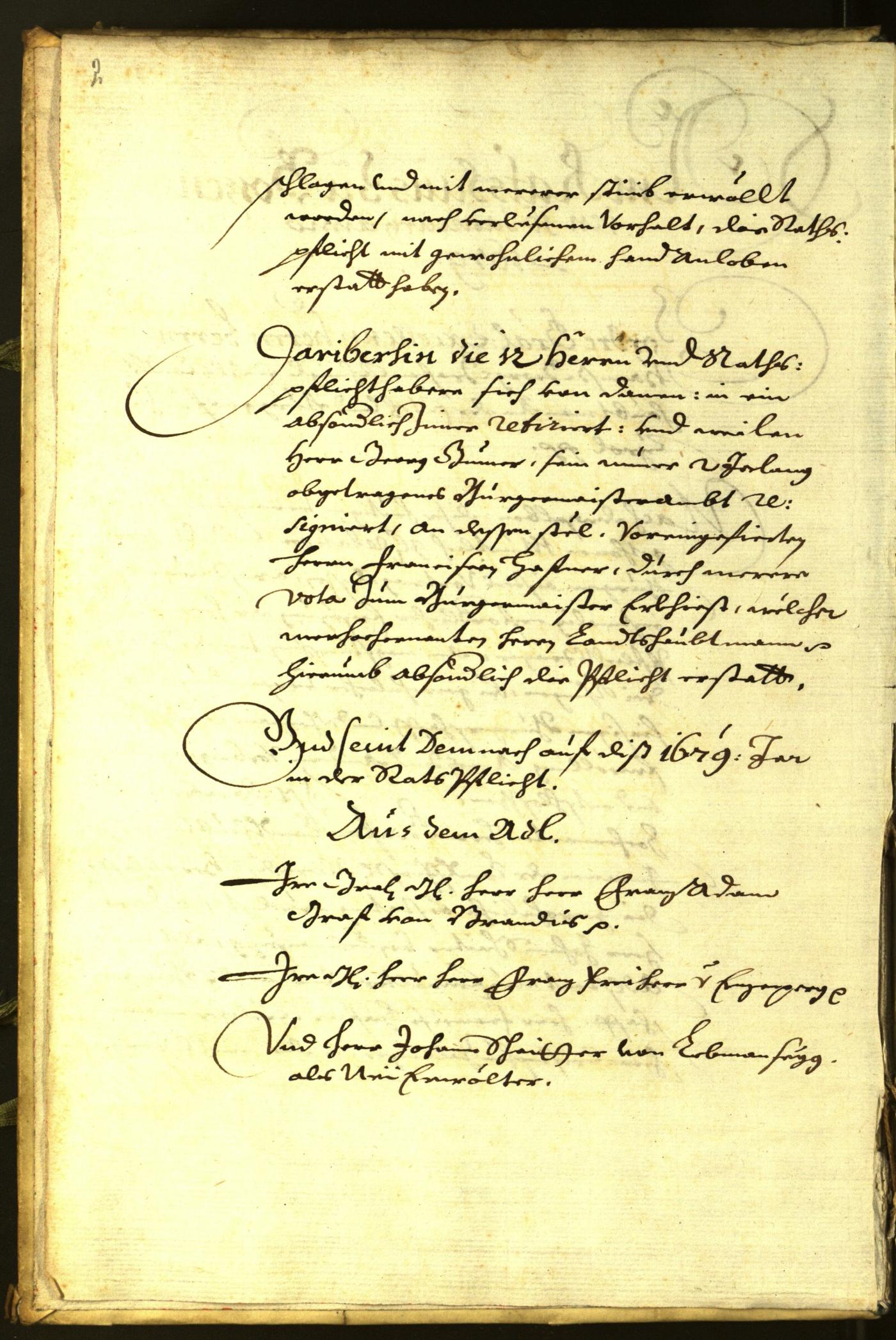 Archivio Storico della Città di Bolzano - BOhisto protocollo consiliare 1679 