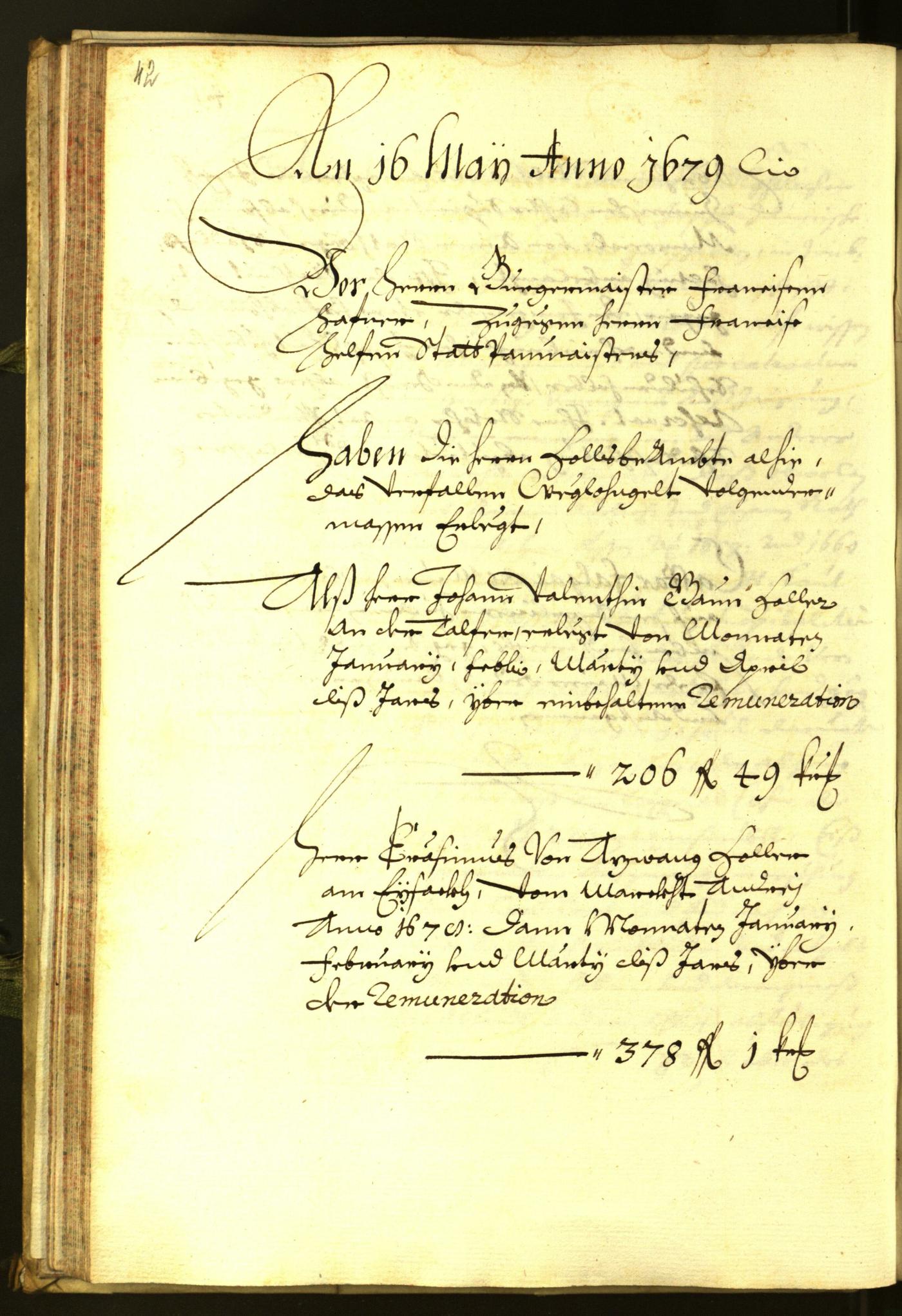 Archivio Storico della Città di Bolzano - BOhisto protocollo consiliare 1679 