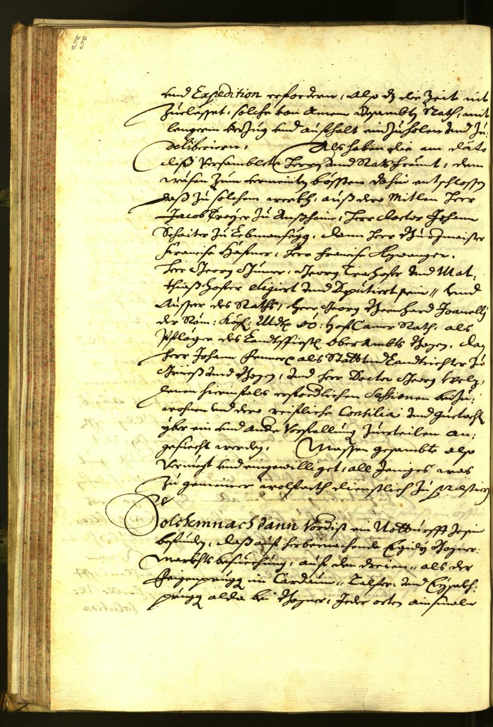 Stadtarchiv Bozen - BOhisto Ratsprotokoll 1679 