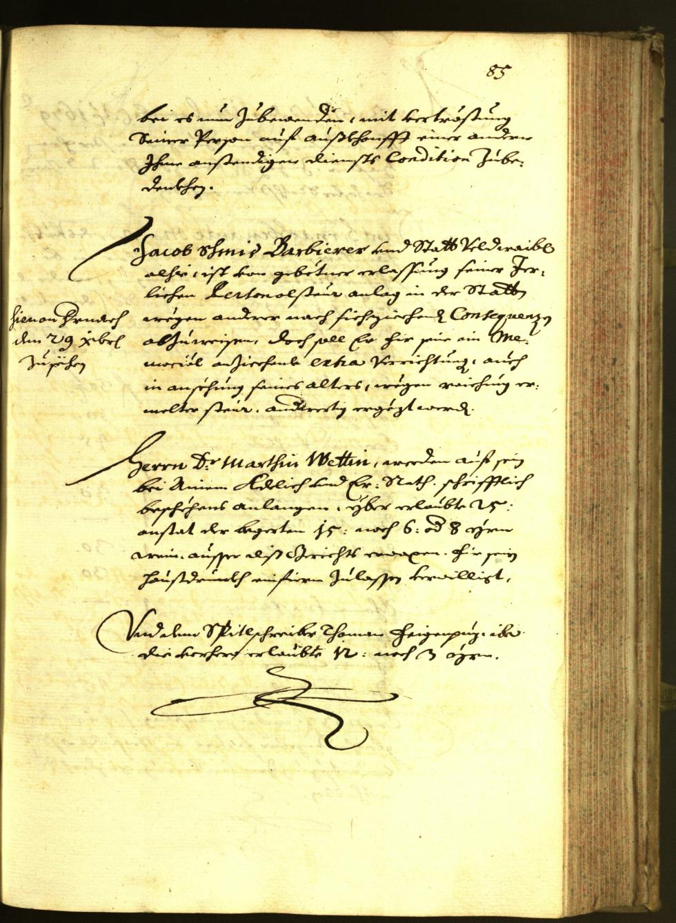 Stadtarchiv Bozen - BOhisto Ratsprotokoll 1679 