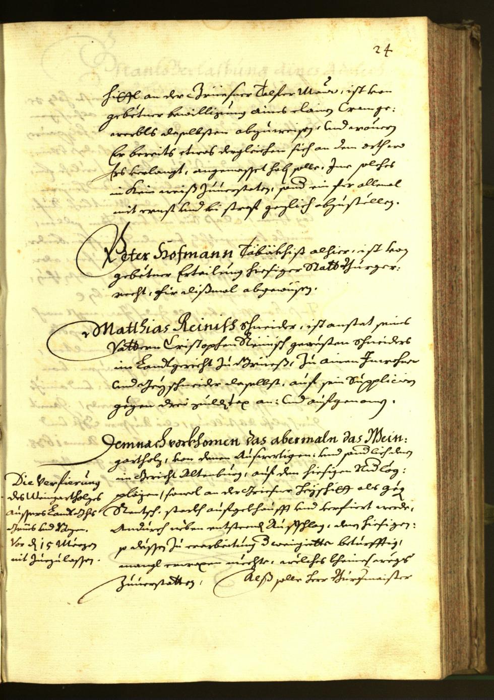 Stadtarchiv Bozen - BOhisto Ratsprotokoll 1679 