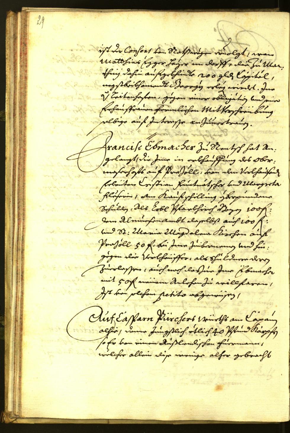 Stadtarchiv Bozen - BOhisto Ratsprotokoll 1679 