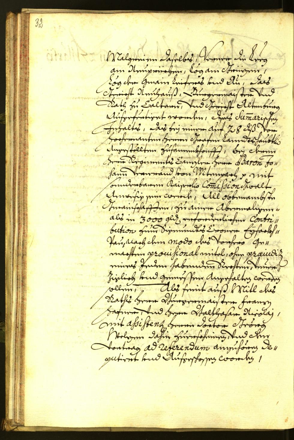 Stadtarchiv Bozen - BOhisto Ratsprotokoll 1679 