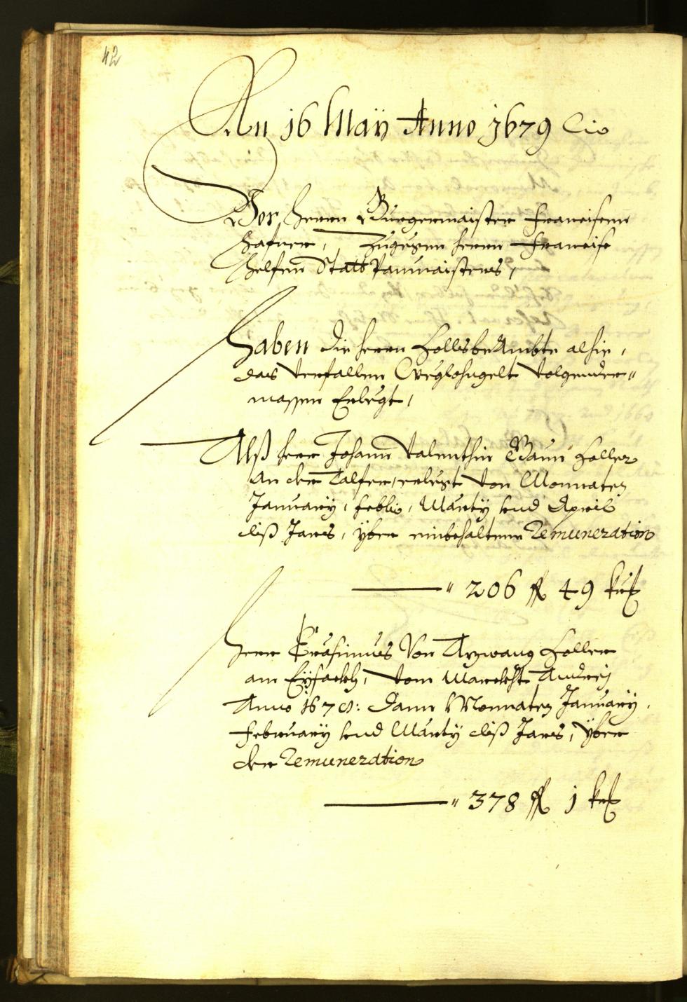 Civic Archives of Bozen-Bolzano - BOhisto Minutes of the council 1679 