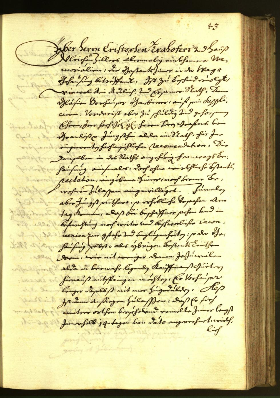 Civic Archives of Bozen-Bolzano - BOhisto Minutes of the council 1679 