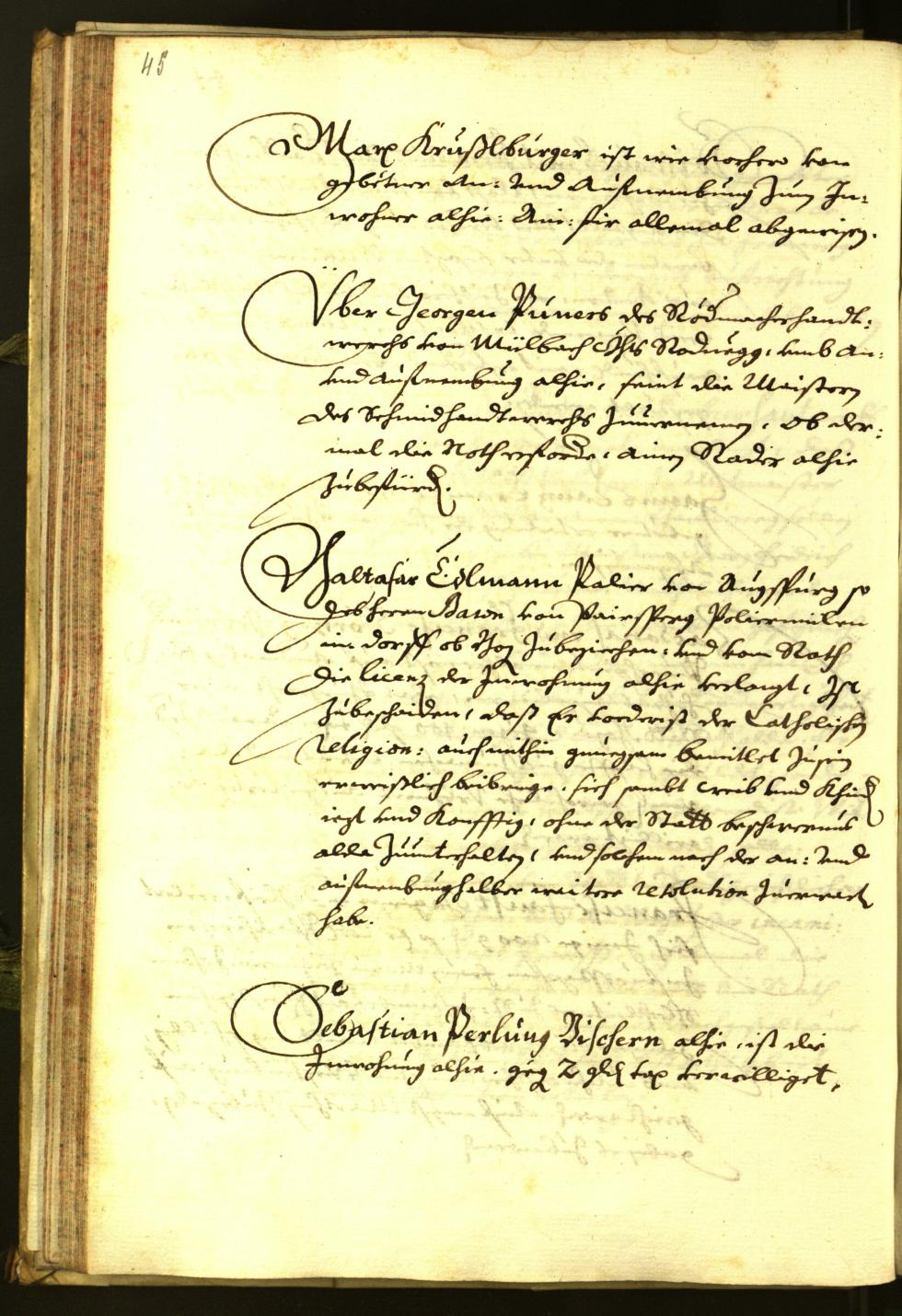 Stadtarchiv Bozen - BOhisto Ratsprotokoll 1679 