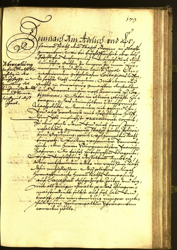 Stadtarchiv Bozen - BOhisto Ratsprotokoll 1680 