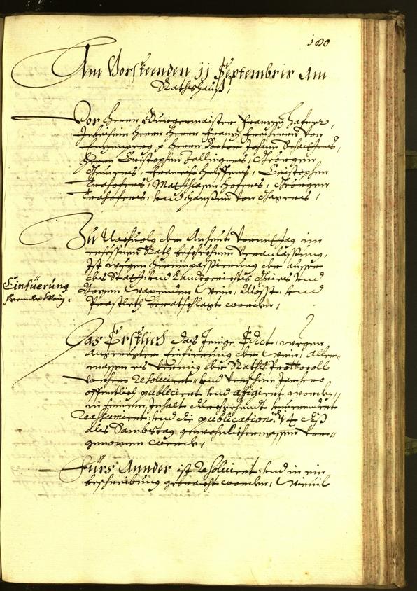 Stadtarchiv Bozen - BOhisto Ratsprotokoll 1680 