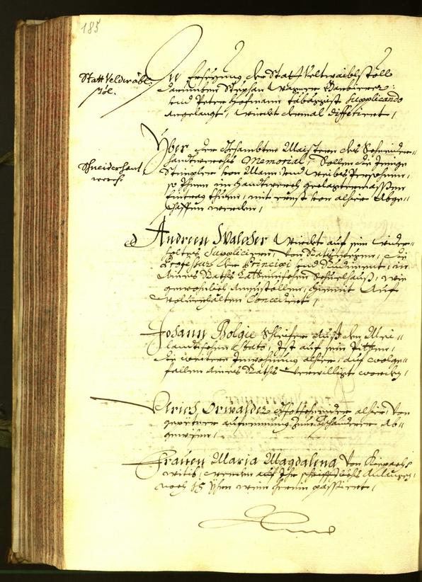 Stadtarchiv Bozen - BOhisto Ratsprotokoll 1680 