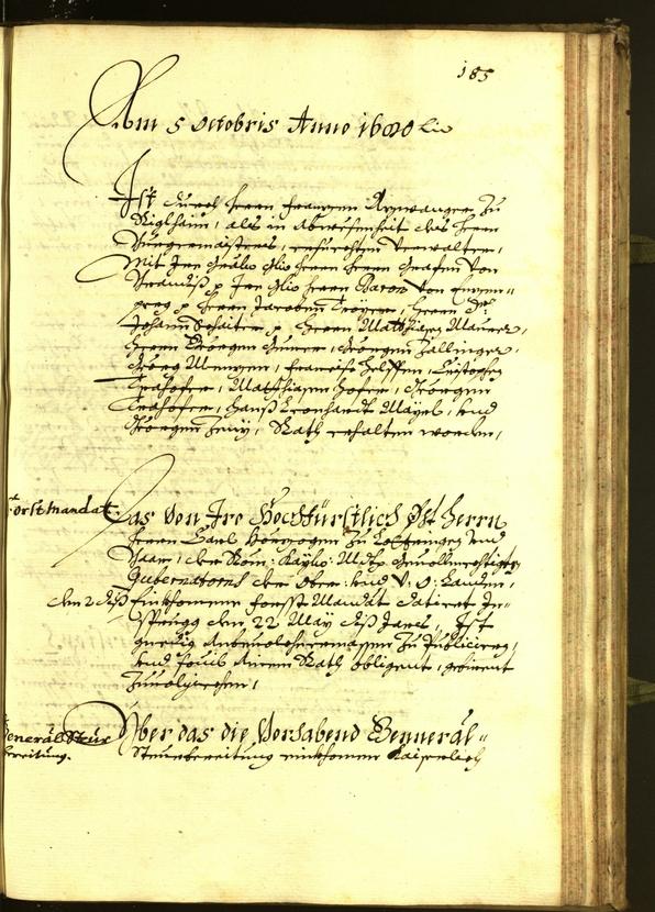 Stadtarchiv Bozen - BOhisto Ratsprotokoll 1680 