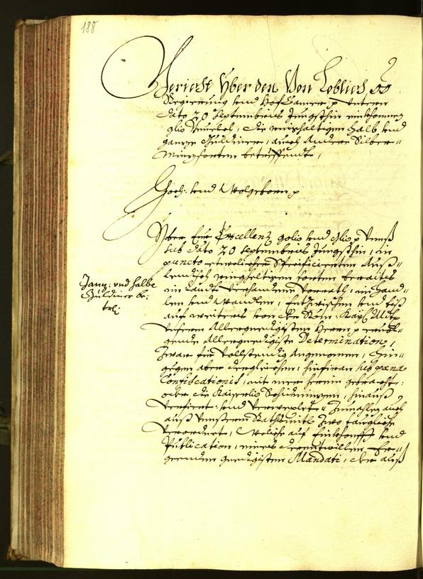 Stadtarchiv Bozen - BOhisto Ratsprotokoll 1680 