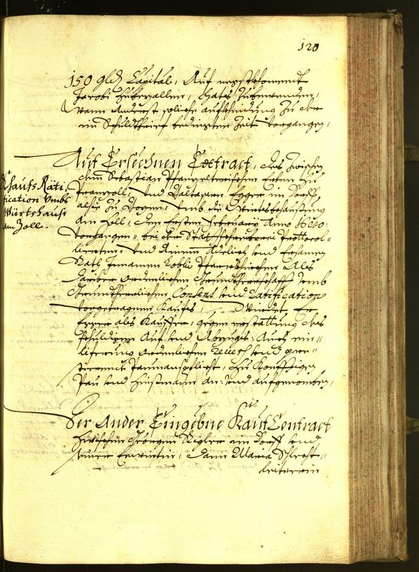 Stadtarchiv Bozen - BOhisto Ratsprotokoll 1680 