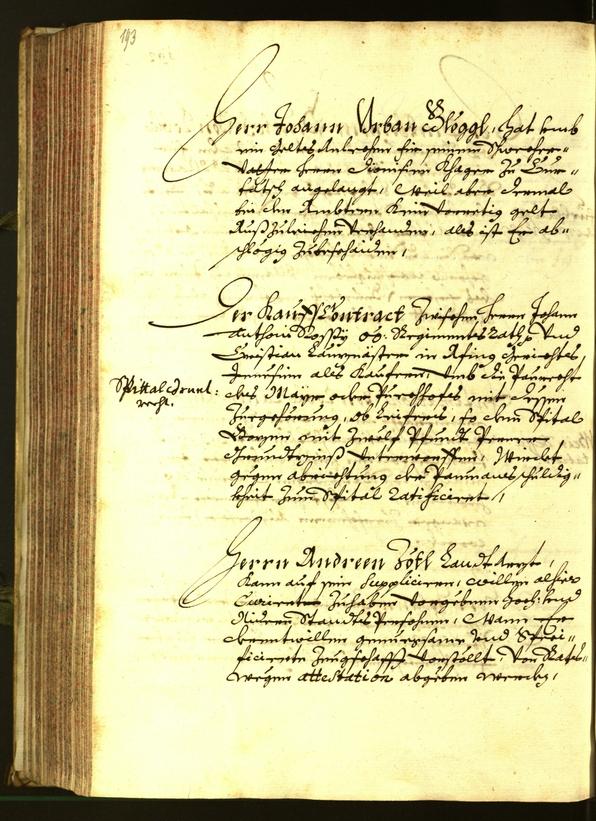 Stadtarchiv Bozen - BOhisto Ratsprotokoll 1680 