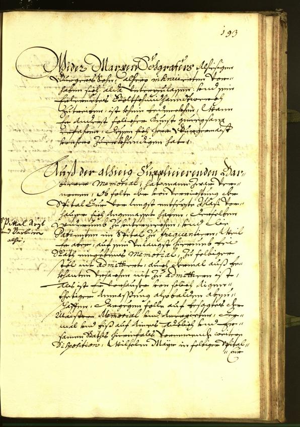 Stadtarchiv Bozen - BOhisto Ratsprotokoll 1680 