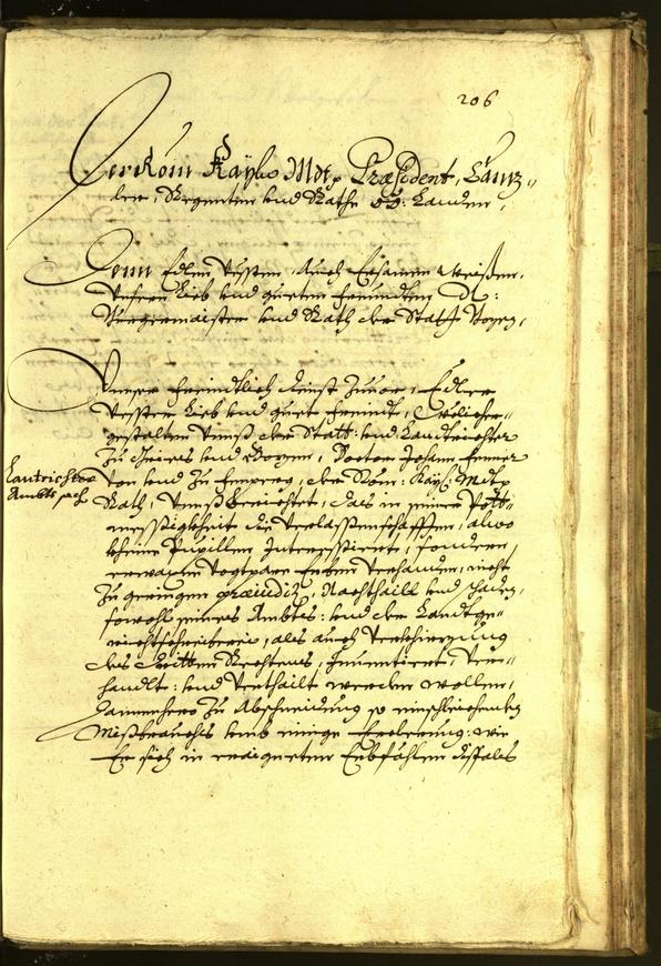 Stadtarchiv Bozen - BOhisto Ratsprotokoll 1680 