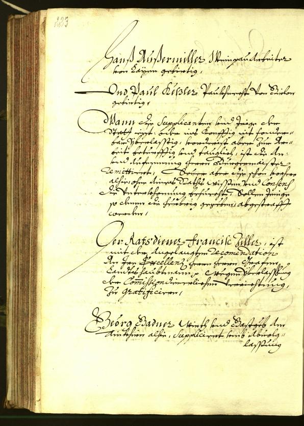 Stadtarchiv Bozen - BOhisto Ratsprotokoll 1680 