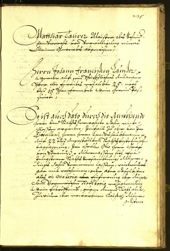 Stadtarchiv Bozen - BOhisto Ratsprotokoll 1680 