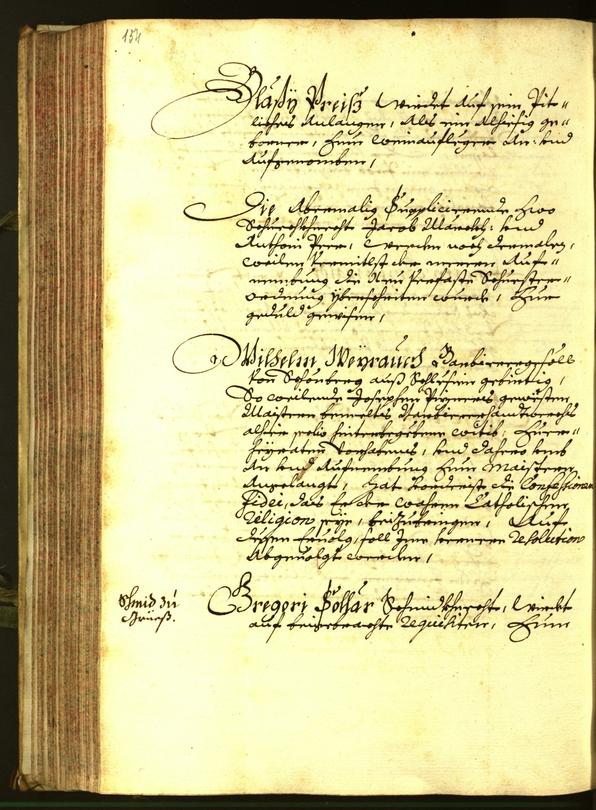 Stadtarchiv Bozen - BOhisto Ratsprotokoll 1680 