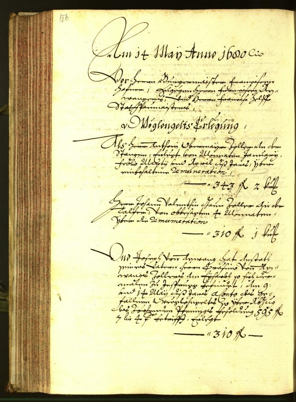 Stadtarchiv Bozen - BOhisto Ratsprotokoll 1680 