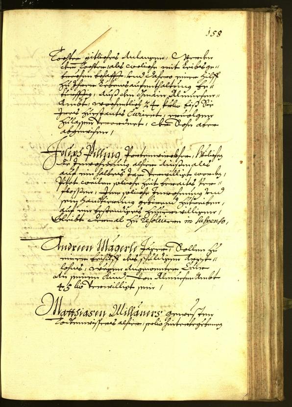 Stadtarchiv Bozen - BOhisto Ratsprotokoll 1680 