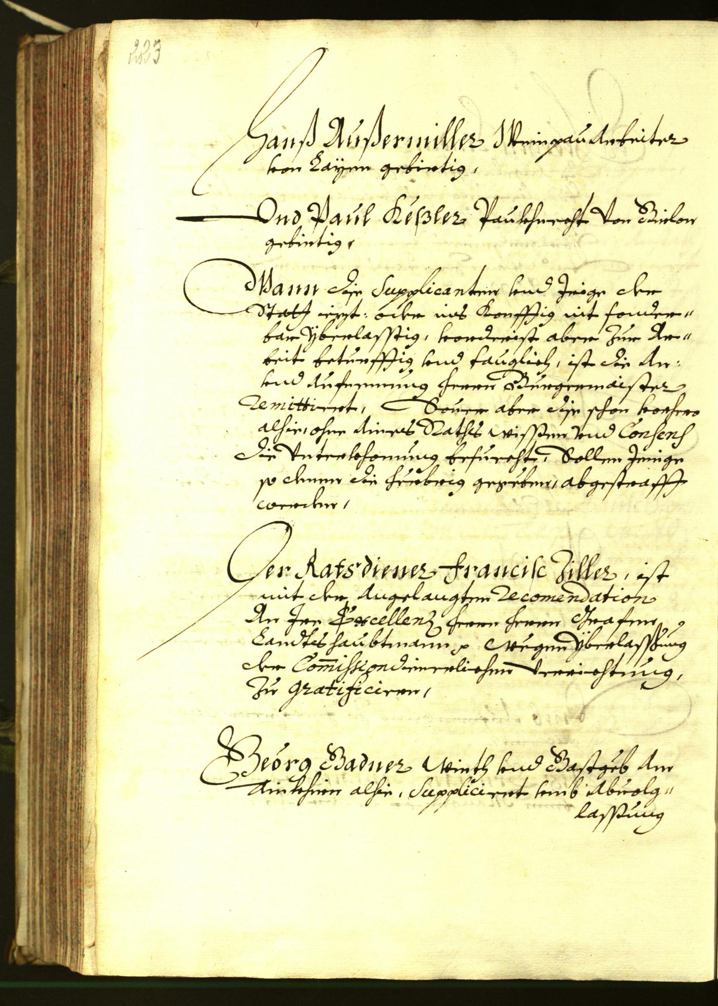 Stadtarchiv Bozen - BOhisto Ratsprotokoll 1680 