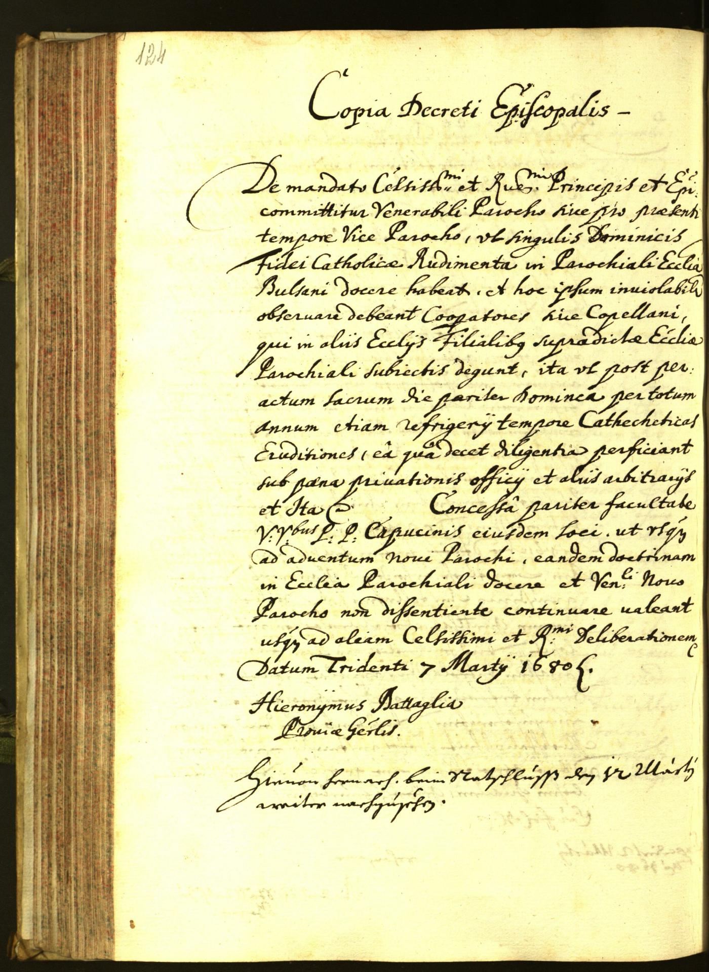 Civic Archives of Bozen-Bolzano - BOhisto Minutes of the council 1680 