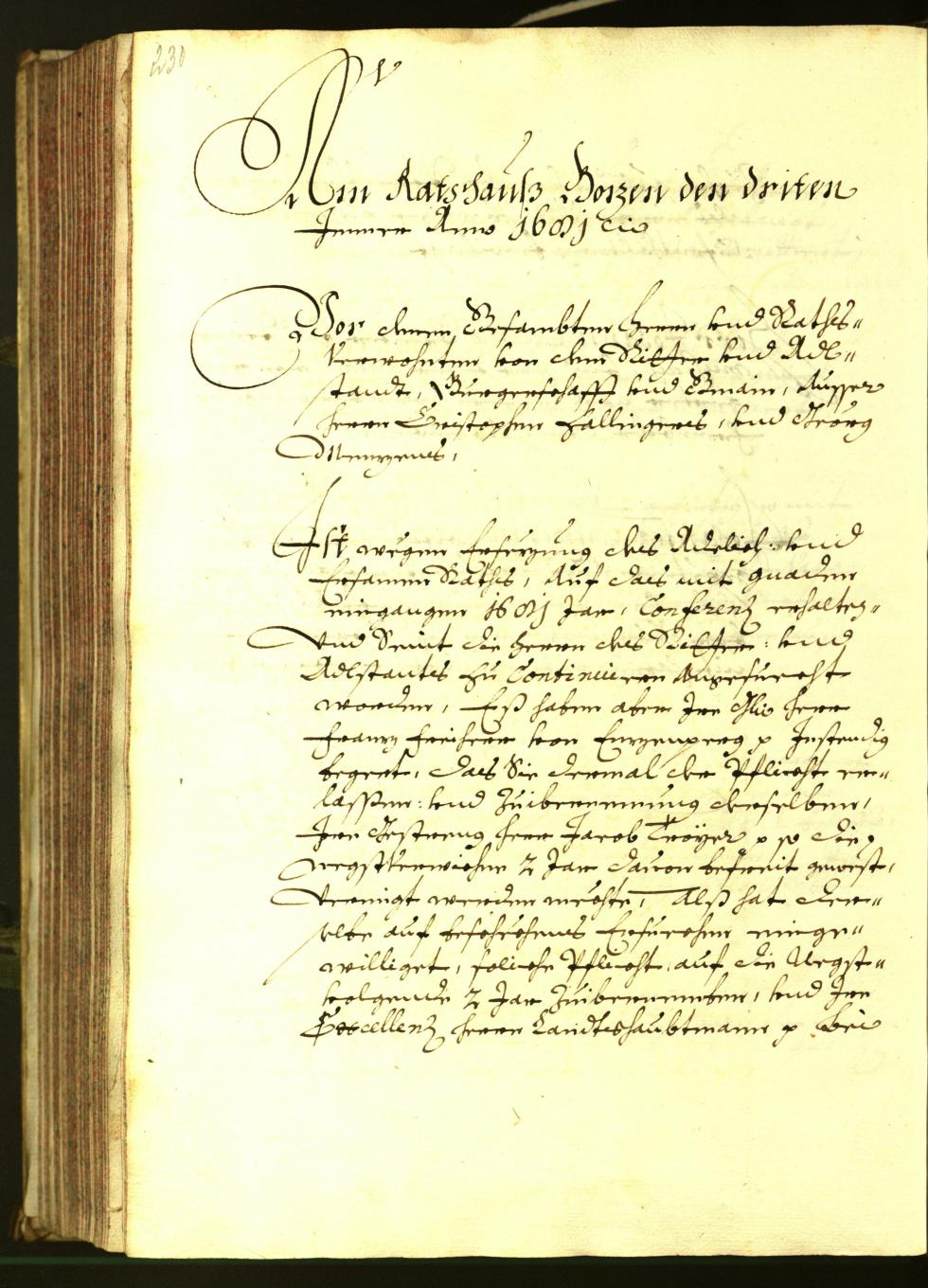 Civic Archives of Bozen-Bolzano - BOhisto Minutes of the council 1680 