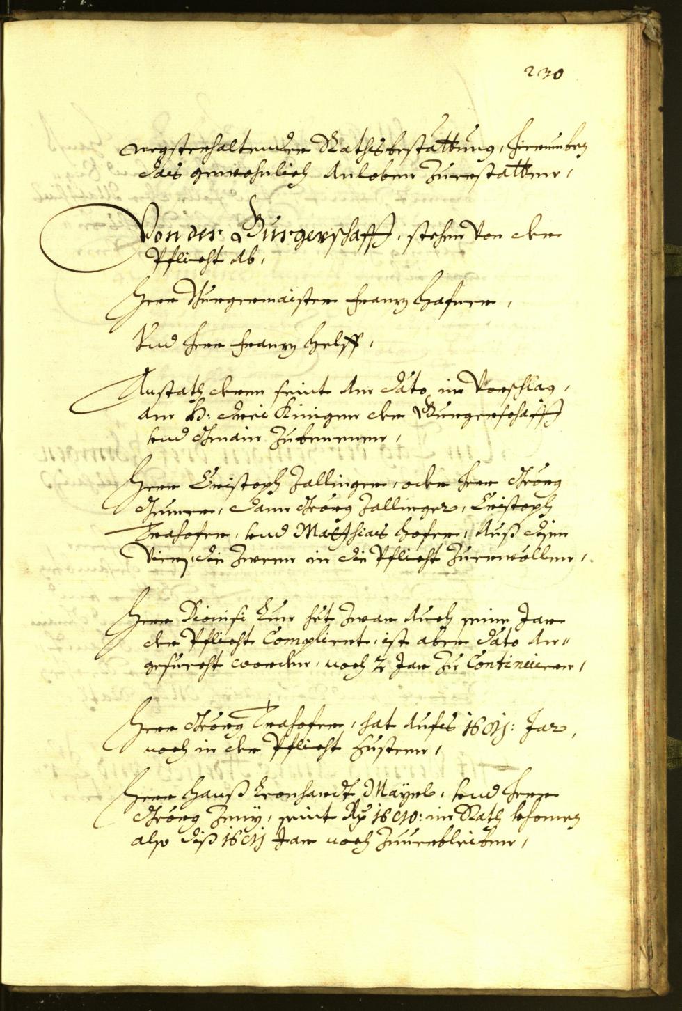 Stadtarchiv Bozen - BOhisto Ratsprotokoll 1680 