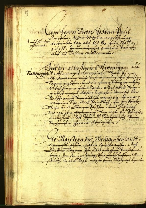 Stadtarchiv Bozen - BOhisto Ratsprotokoll 1681 