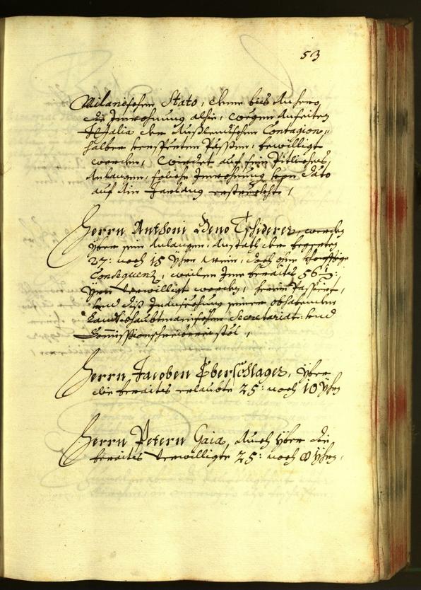 Stadtarchiv Bozen - BOhisto Ratsprotokoll 1681 