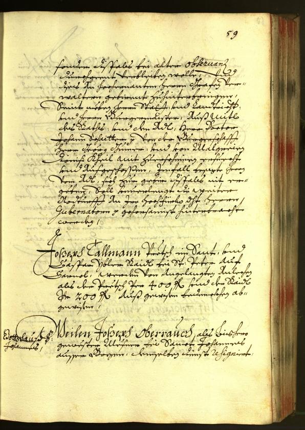 Stadtarchiv Bozen - BOhisto Ratsprotokoll 1681 