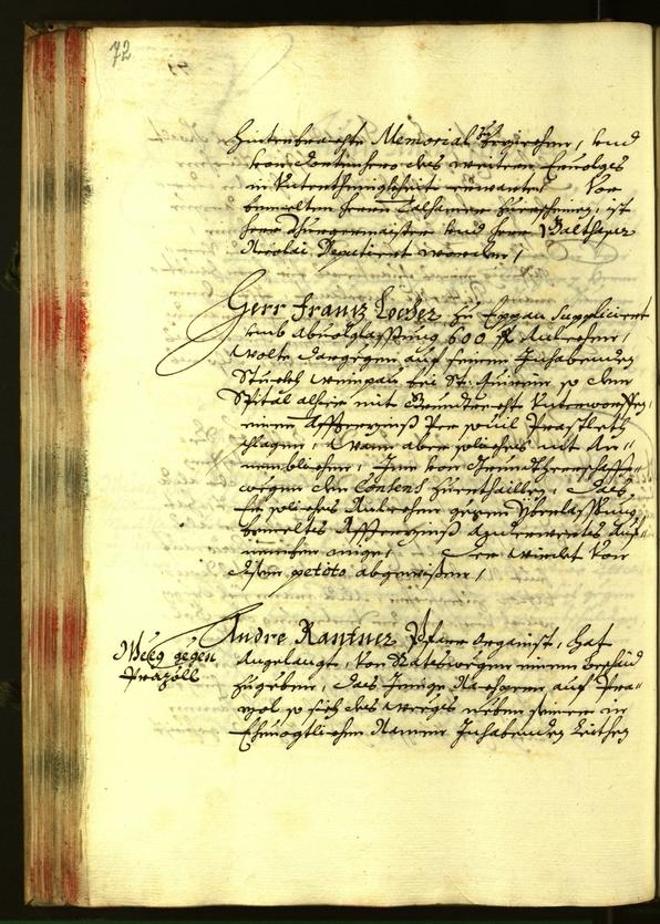 Stadtarchiv Bozen - BOhisto Ratsprotokoll 1681 