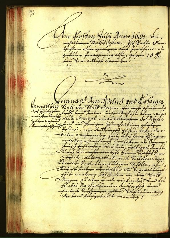 Civic Archives of Bozen-Bolzano - BOhisto Minutes of the council 1681 