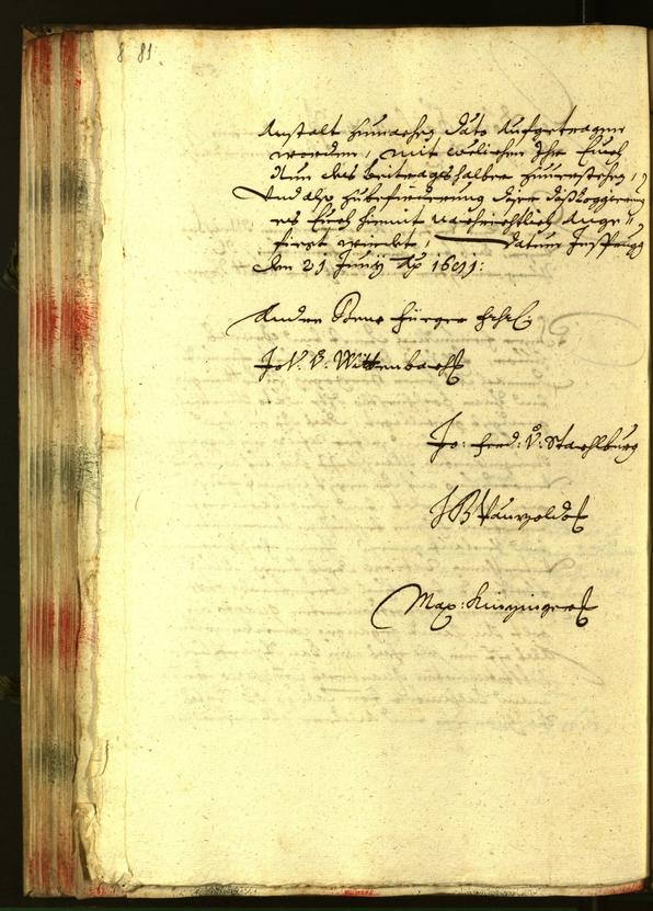 Civic Archives of Bozen-Bolzano - BOhisto Minutes of the council 1681 