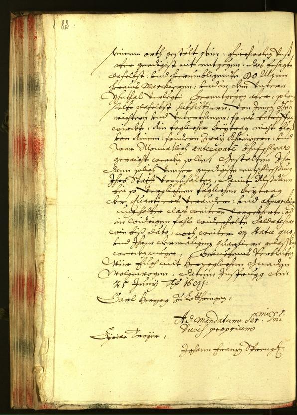 Archivio Storico della Città di Bolzano - BOhisto protocollo consiliare 1681 