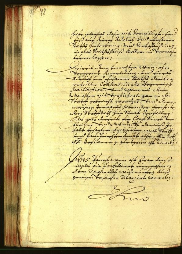 Stadtarchiv Bozen - BOhisto Ratsprotokoll 1681 