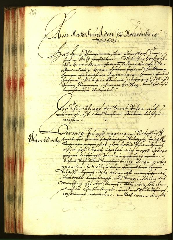 Stadtarchiv Bozen - BOhisto Ratsprotokoll 1681 