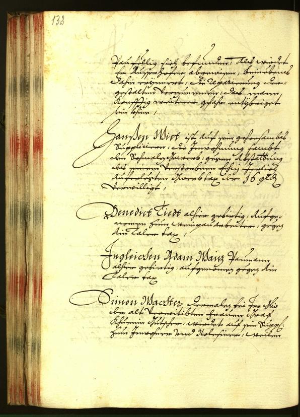 Stadtarchiv Bozen - BOhisto Ratsprotokoll 1681 